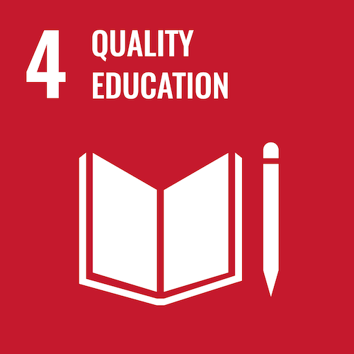 UN Sustainable Development Goals icon forquality education